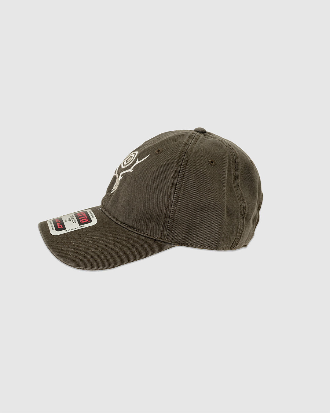 Strap Back Cap - S&T Emb Dark Olive