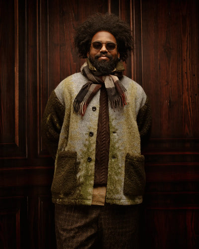 Tisserand Air Wide Jacket Coperta Pini Biella