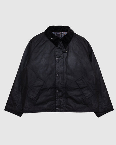 Transport Wax Jacket Black