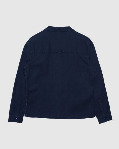 Veloso Shirt Navy Waffle Box Fit