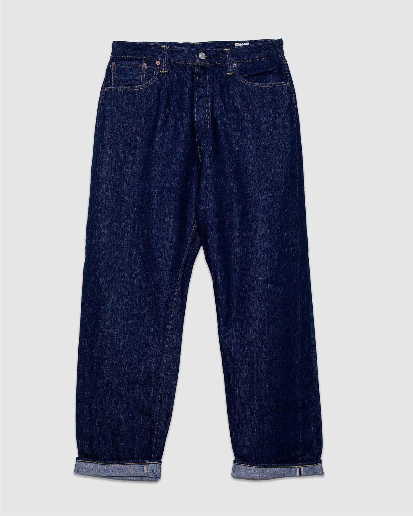 Grand Dad's Fit Denim Pants - One Wash