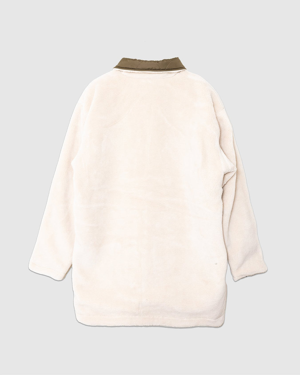 Military Reversible Down+Boa N-1 Type Jacket D.Olive/Cream