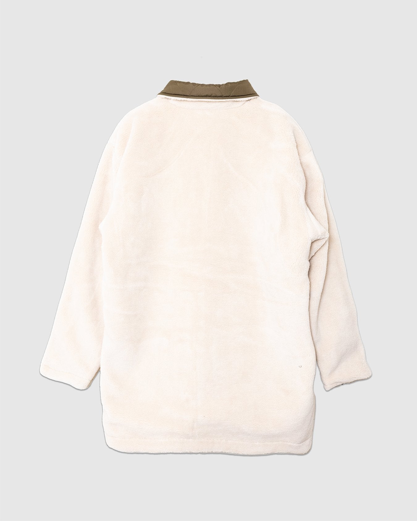 Military Reversible Down+Boa N-1 Type Jacket D.Olive/Cream