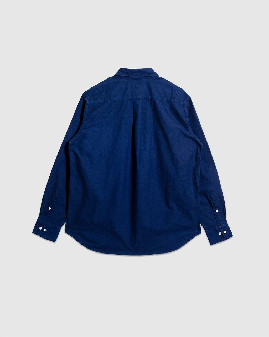 Algot Relaxed Overdyed Oxford Shirt - Workwear Blue
