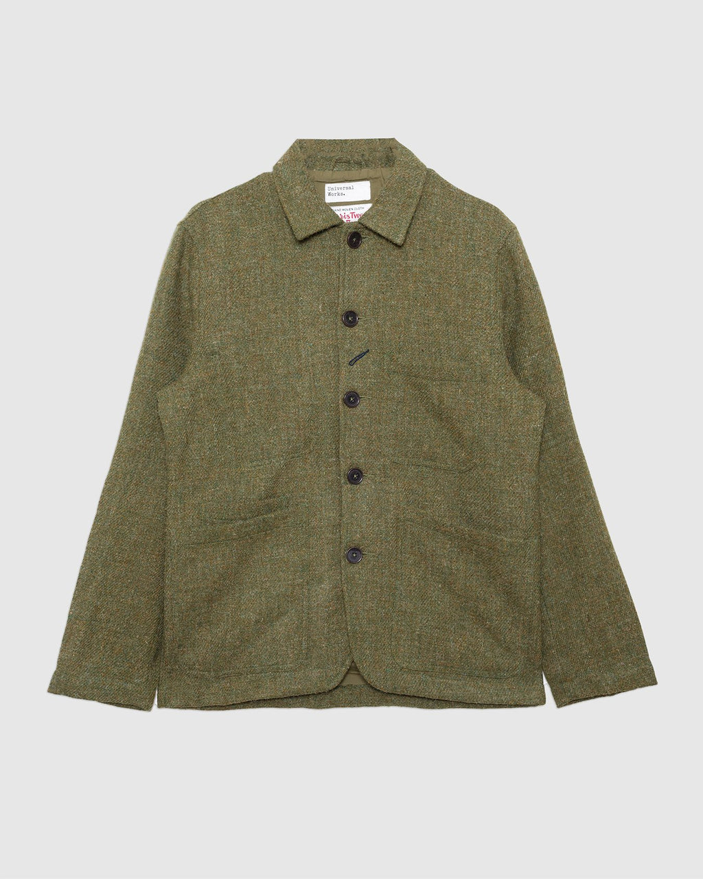 Bakers C Jacket Green Harris Tweed Plaid