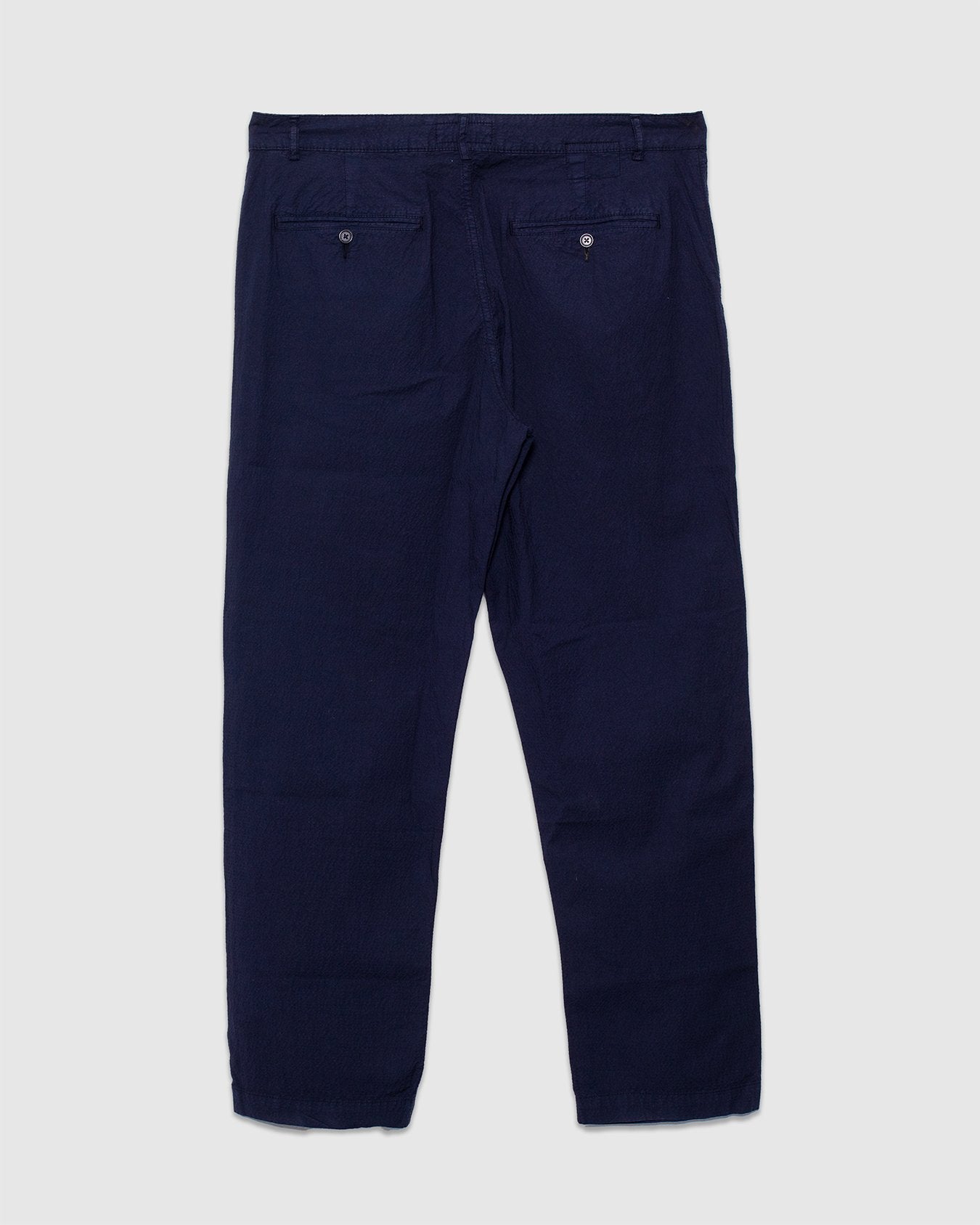 Military Chino in Seersucker ll  - Navy