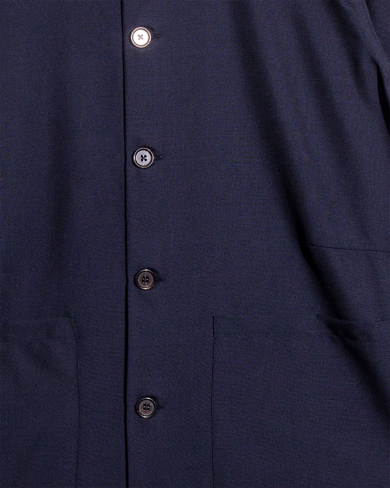 Travail Overshirt Tropical Suiting - Navy