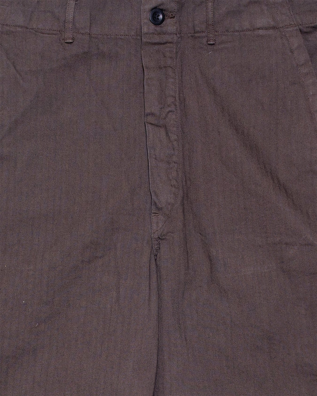 Wide Fit French Work Pants - Coffee Brown