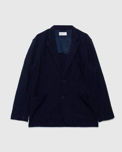 Two Button Jacket Ospina Cotton - Dark Navy