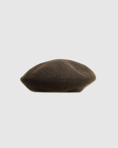 Wool Beret - Khaki