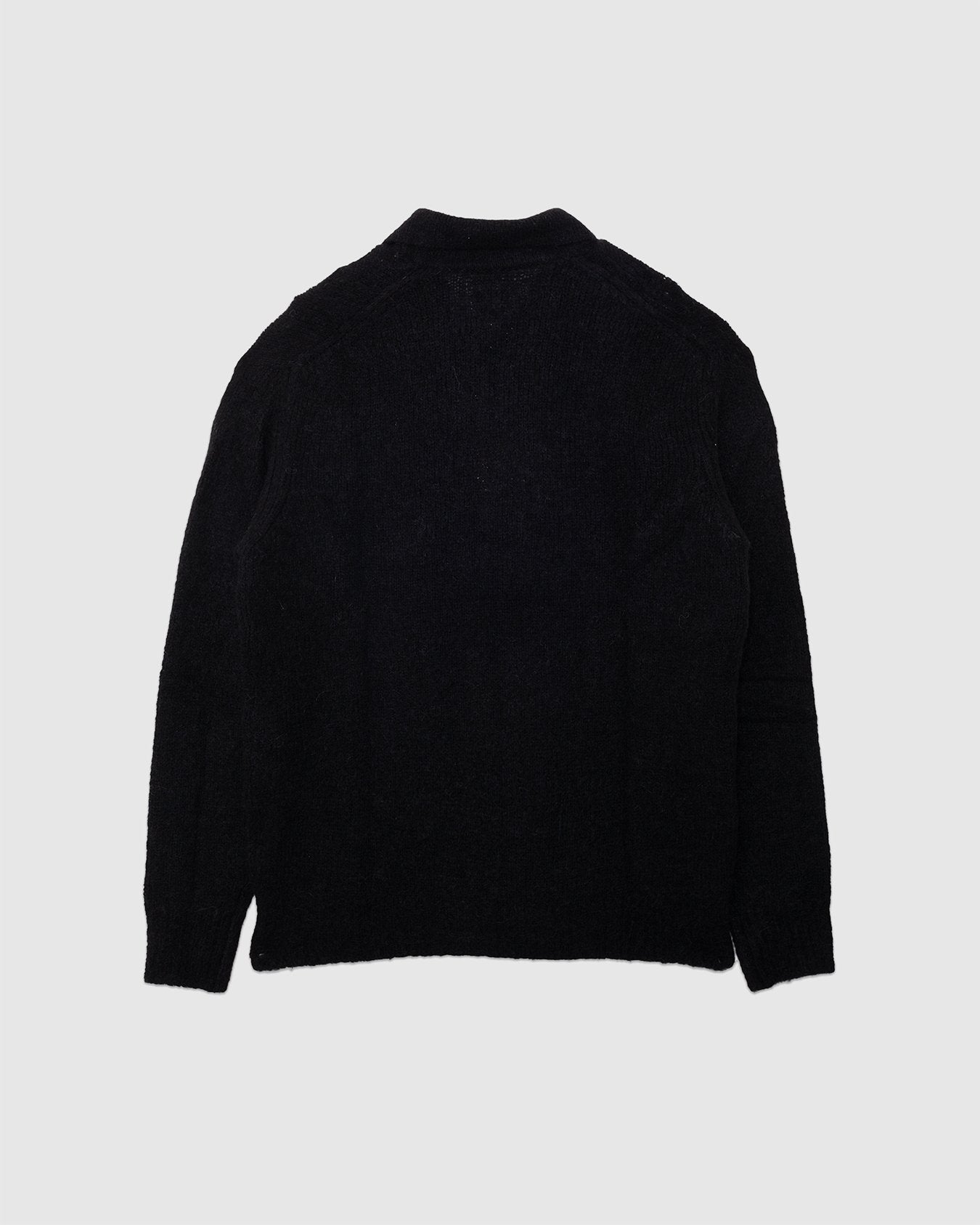 Rasmus Relaxed Brushed Polo Black