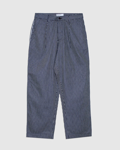 Duke Pant Hickory Stripe Denim - Indigo