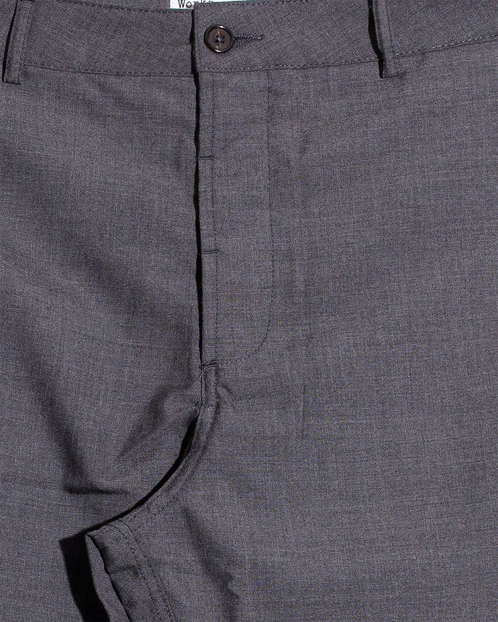 Military Chino Tropical Suiting - Grey Marl