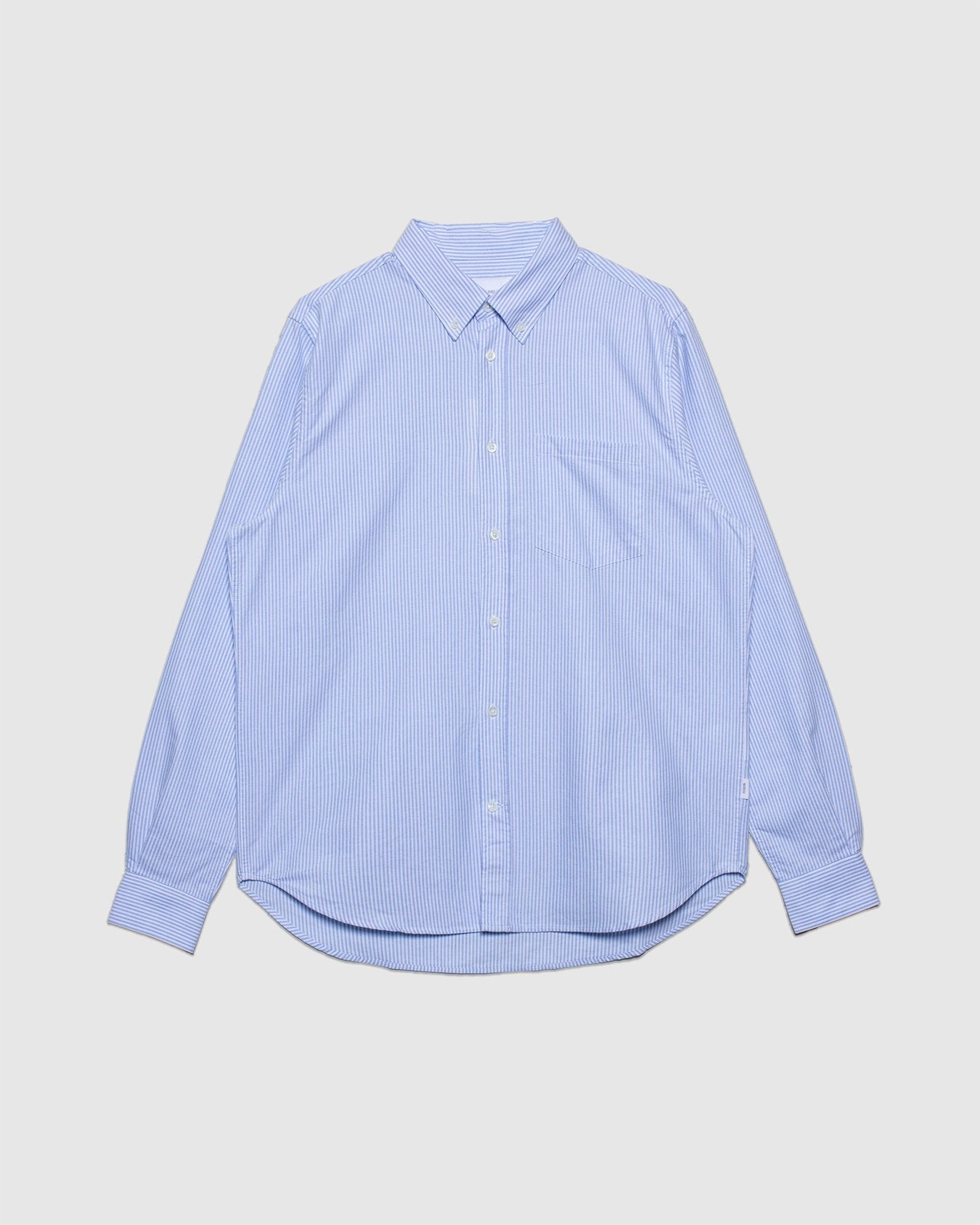 Norse Standard Oxford Stripe BD Shirt - Pale Blue