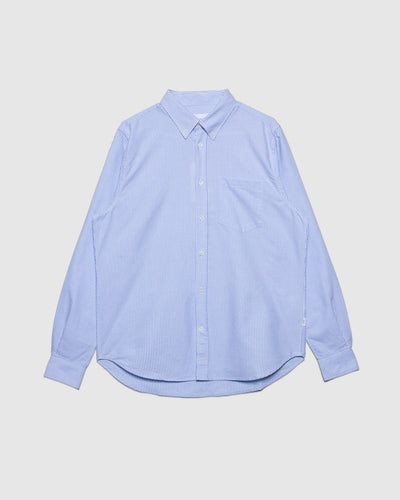 Norse Standard Oxford Stripe BD Shirt - Pale Blue