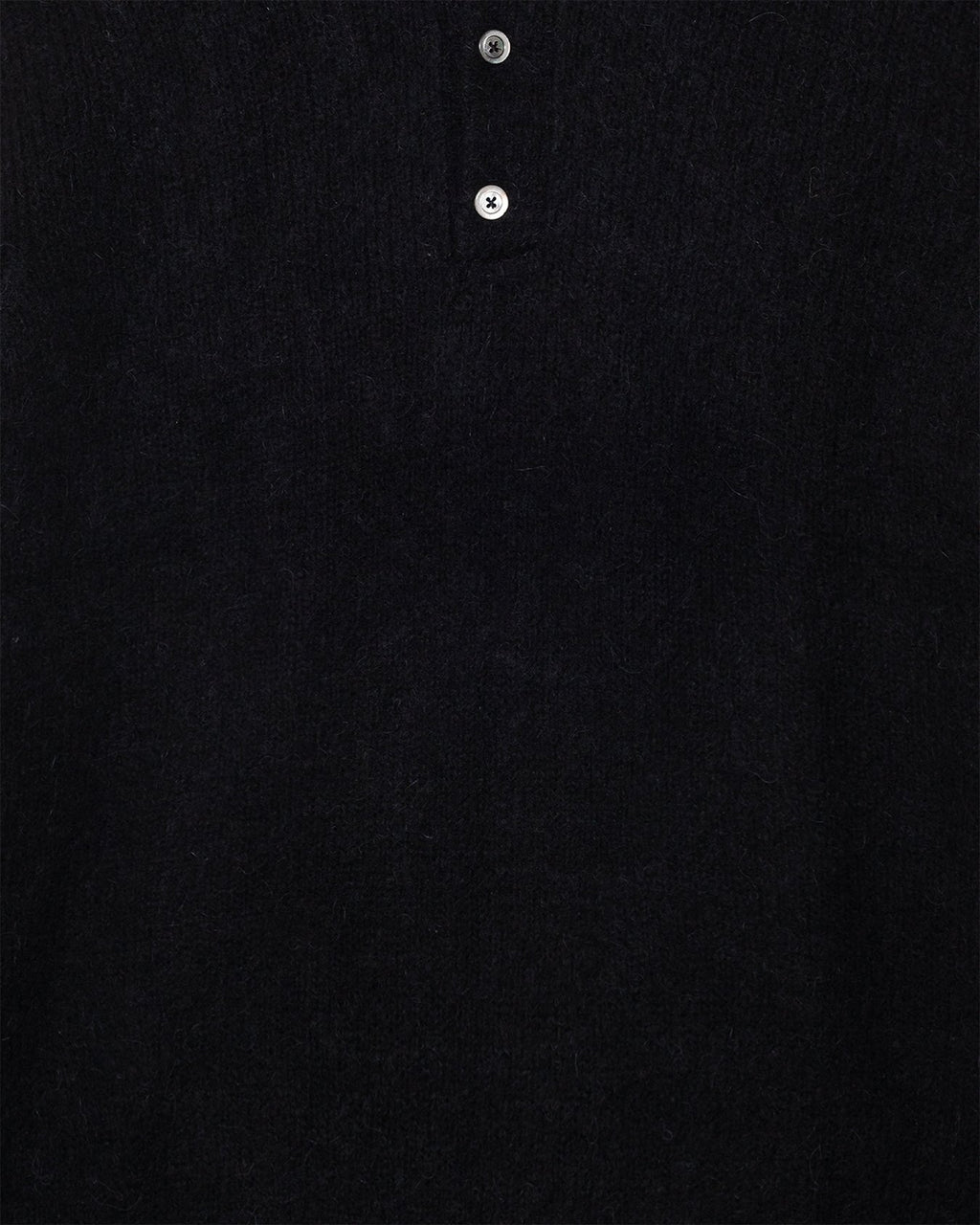 Rasmus Relaxed Brushed Polo Black