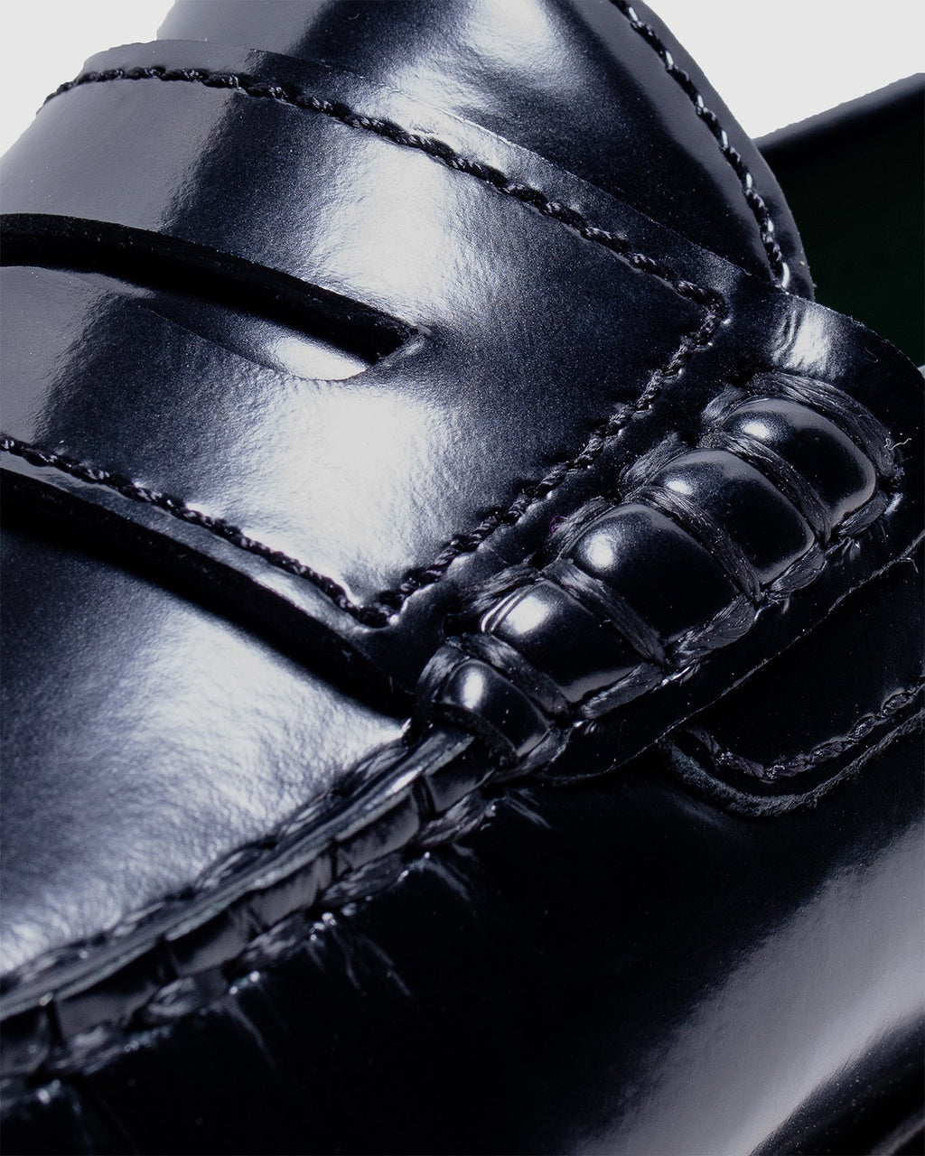 Yardee Mocassin Loafer Black Polido Leather