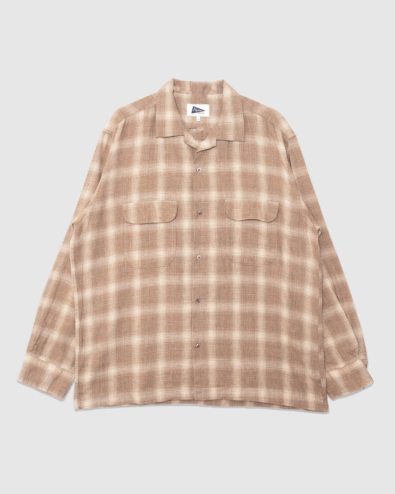 Vincent Melange Ombre Shirt Khaki