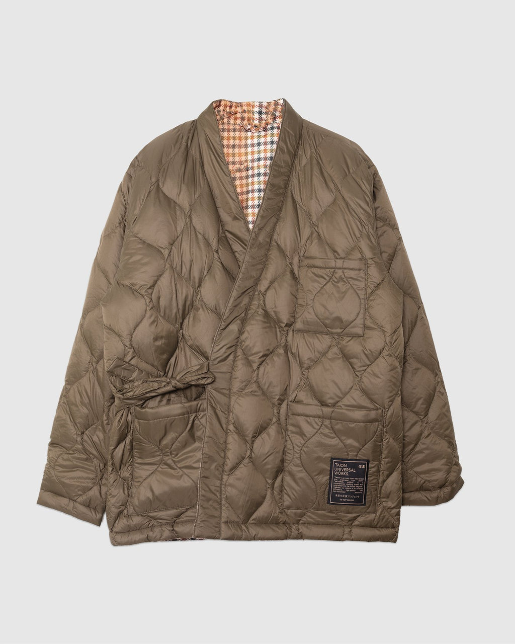 UW x Taion Reversible Military Kyoto Work Jacket Dark Olive
