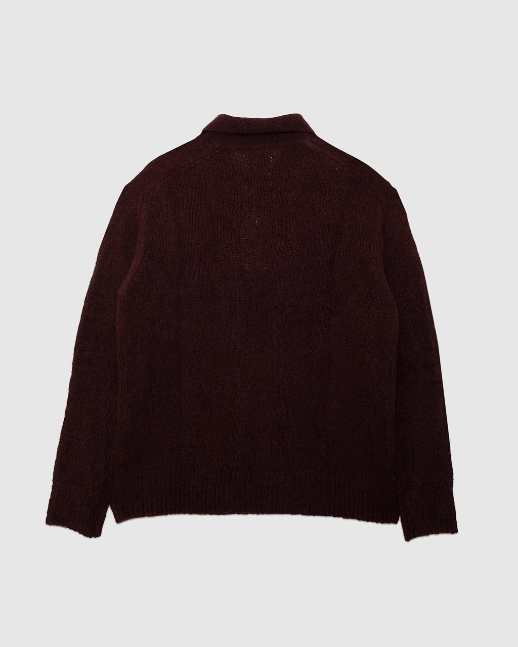 Rasmus Relaxed Brushed Polo Mahogany