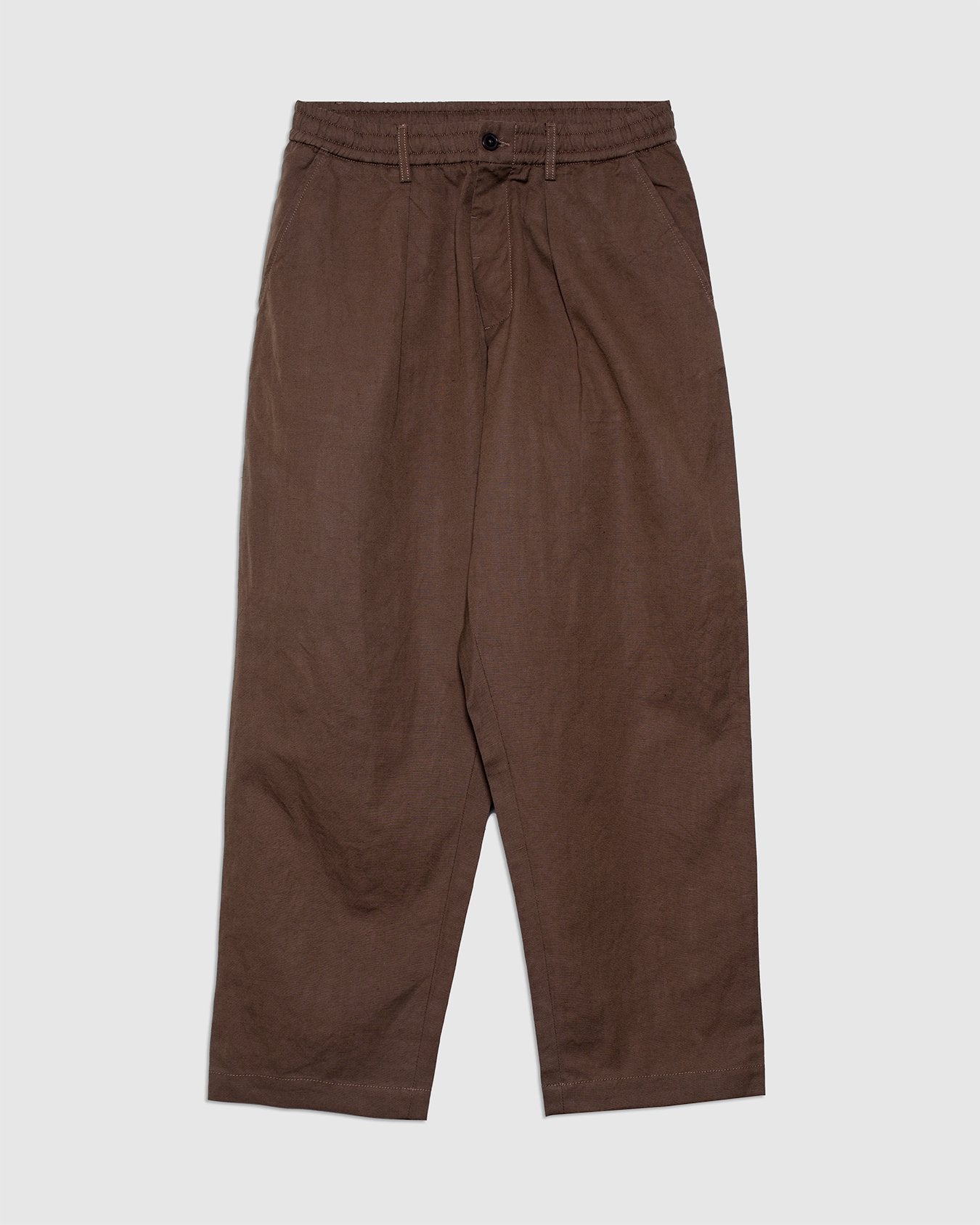 Oxford Pant Linen Slub - Khaki