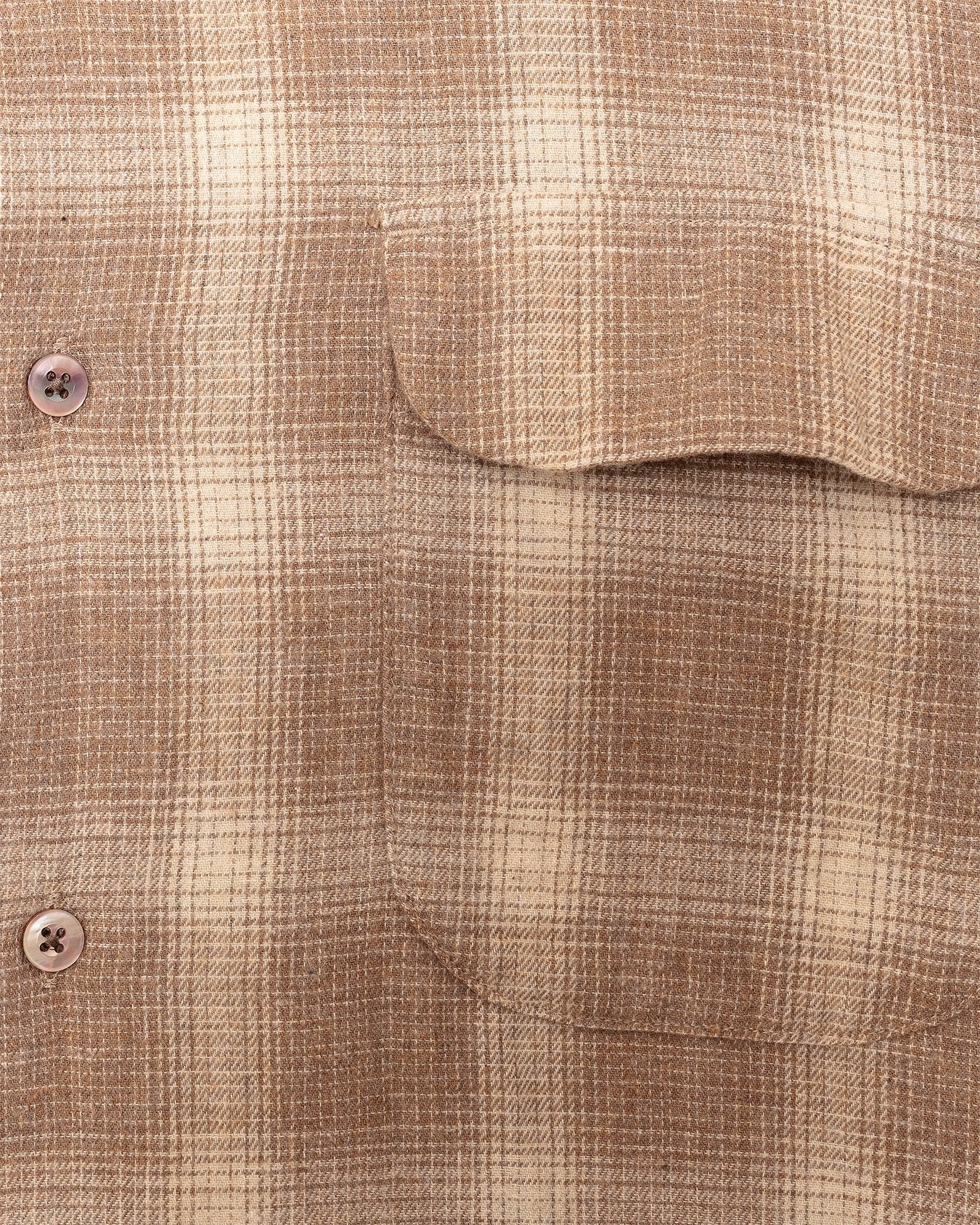 Vincent Melange Ombre Shirt Khaki