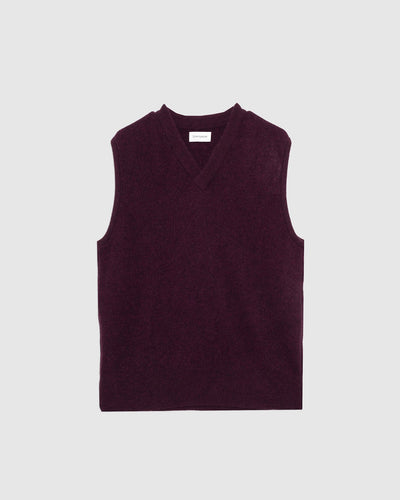 Graves V Neck Vest Hartwell Purple