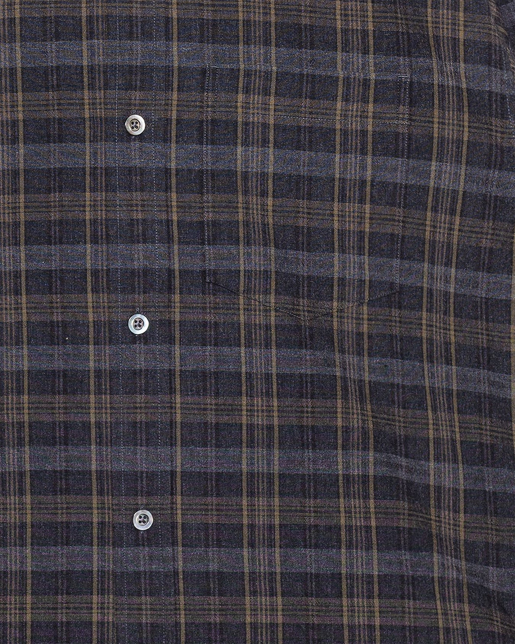 Ole Oversized Wool Check Shirt Charcoal Grey