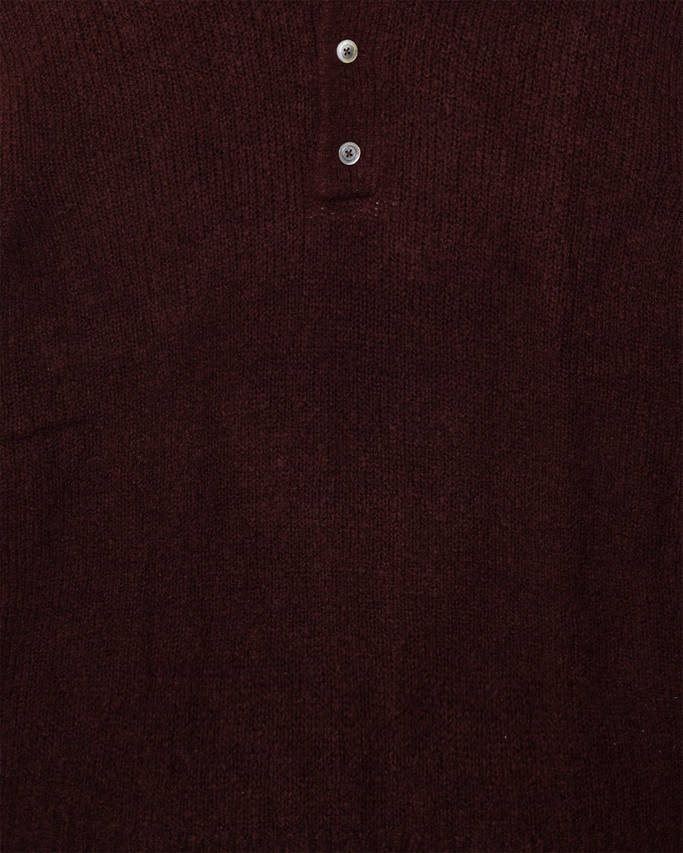 Rasmus Relaxed Brushed Polo Mahogany