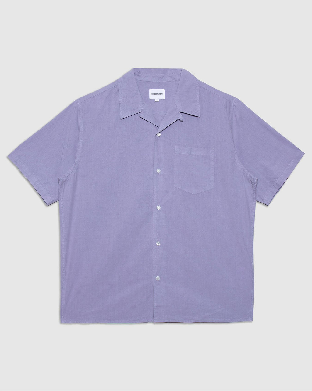 Carsten Cotton Tencel Shirt - Crocus Purple
