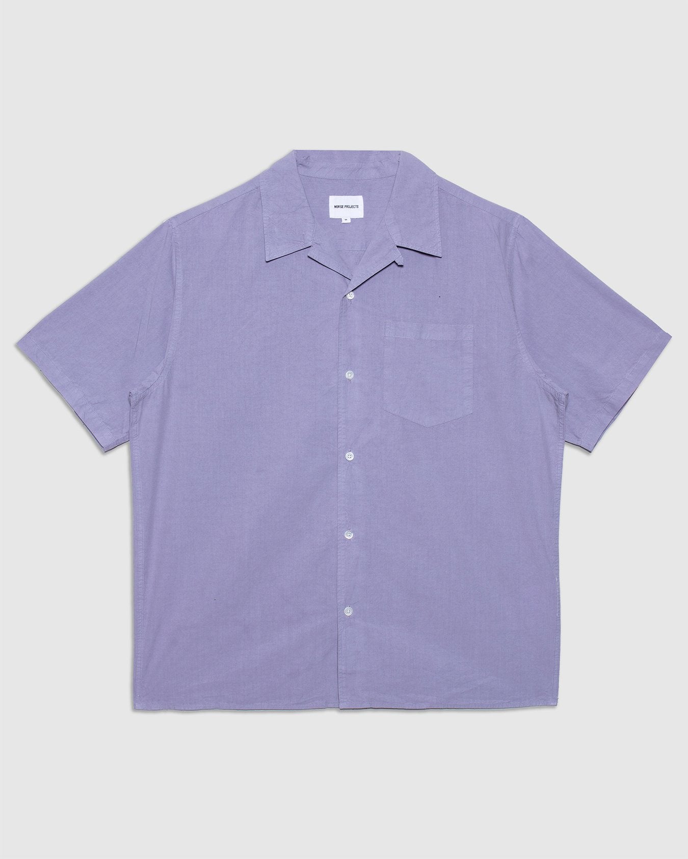 Carsten Cotton Tencel Shirt - Crocus Purple