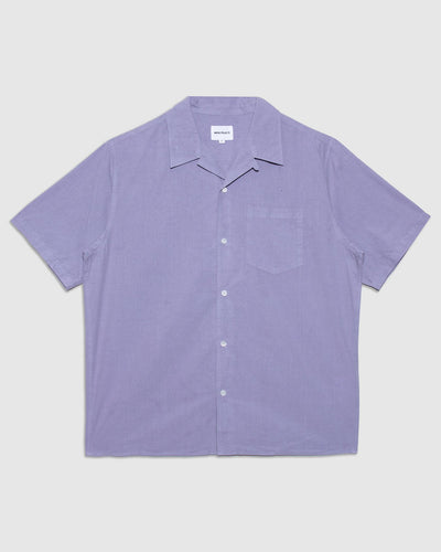 Carsten Cotton Tencel Shirt - Crocus Purple