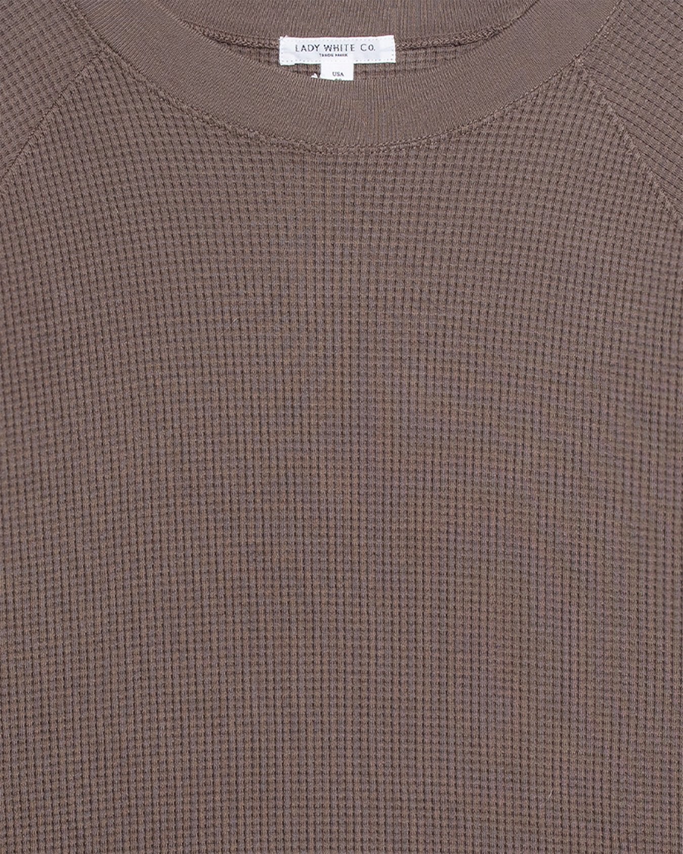 Raglan Thermal Shirt - Deep Cement