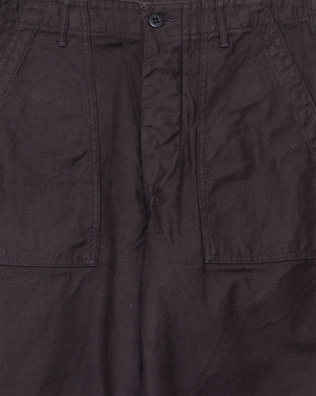 Brushed Flannel US Army Fatigue Pants (Regular Fit) Coffee Brown