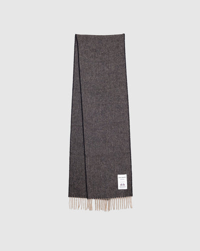 Norse Moon Merino Lambswool Scarf Seal Brown