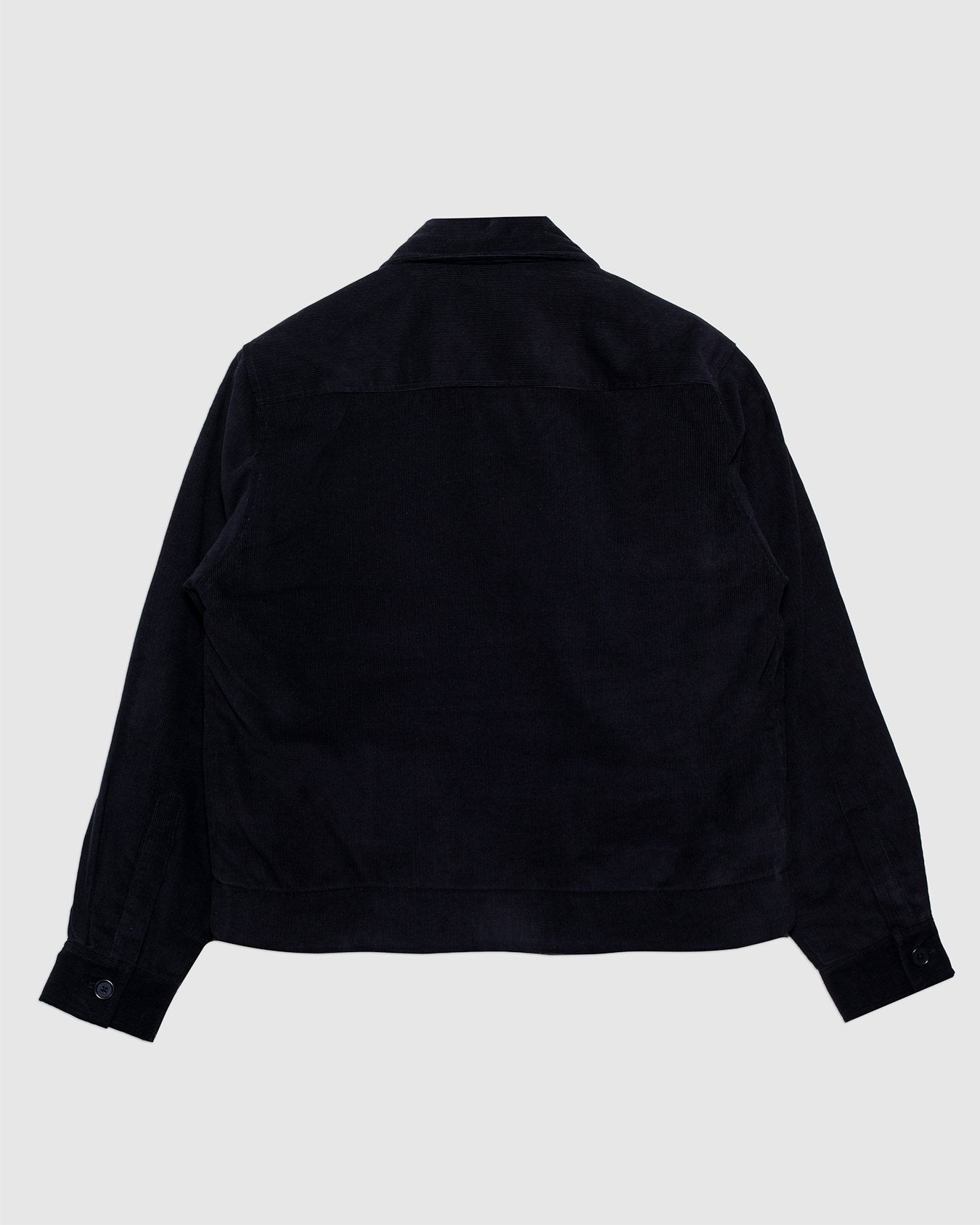 Bodhi 4 Button Quilted Jacket Black Corduroy CORD14