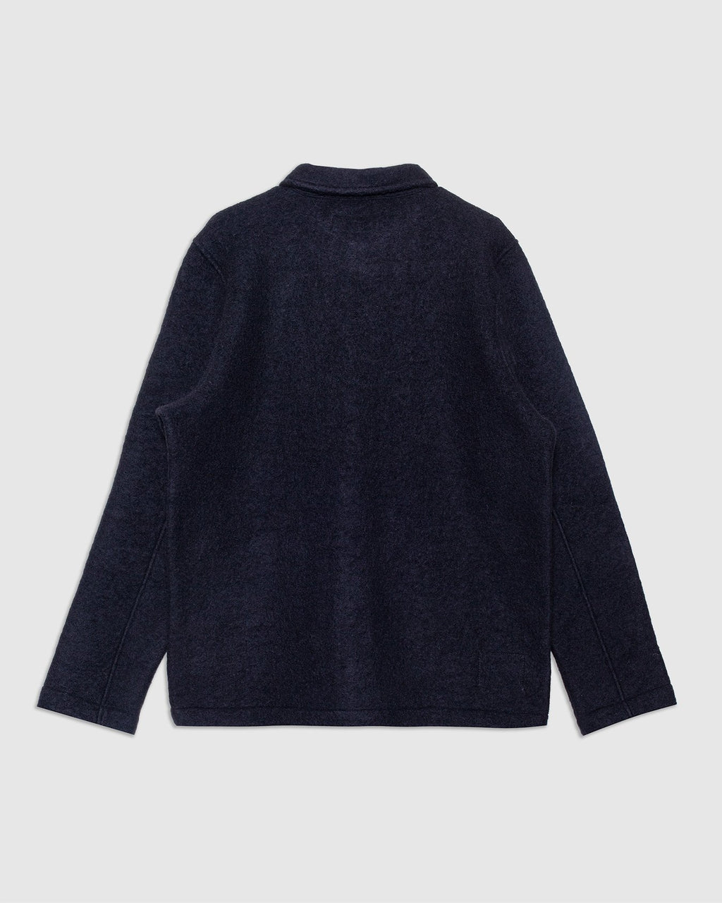 Field Jacket Black Wool Fleece