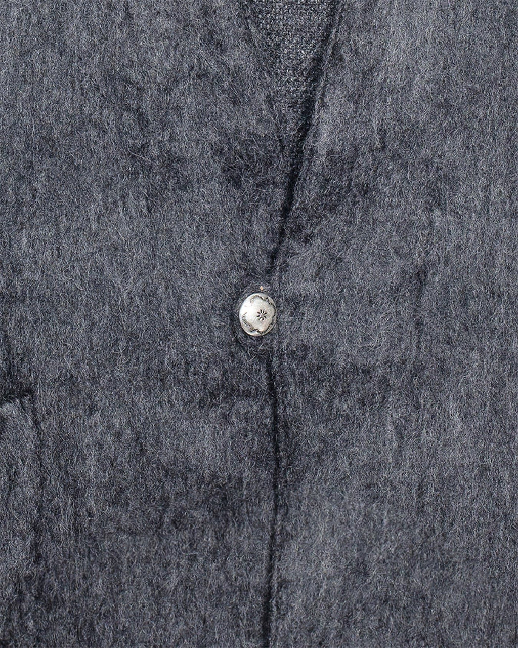 Mohair Cardigan - Charcoal Gray