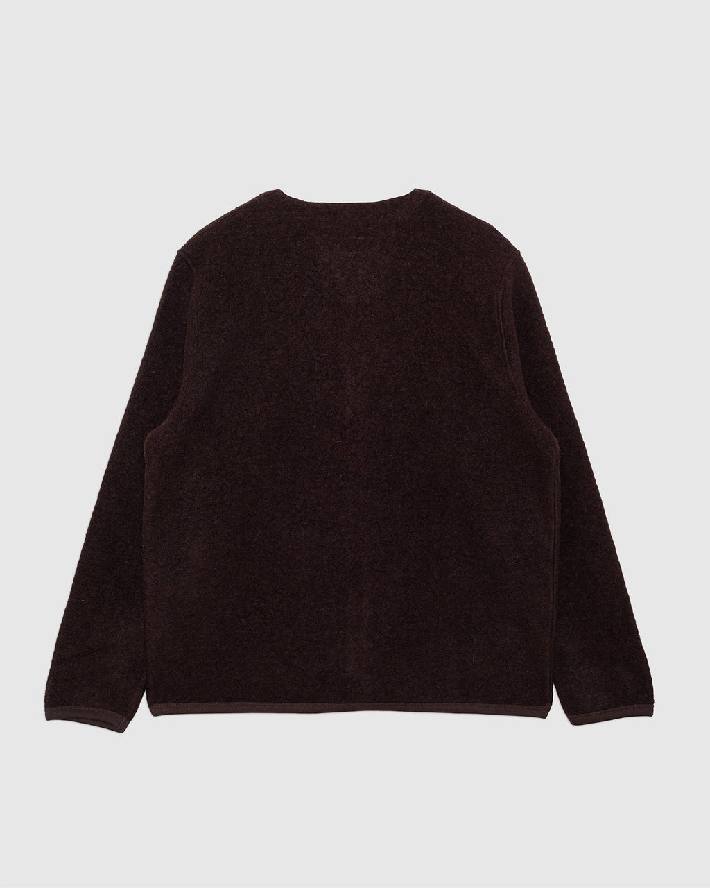 Cardigan Wool Fleece Brown