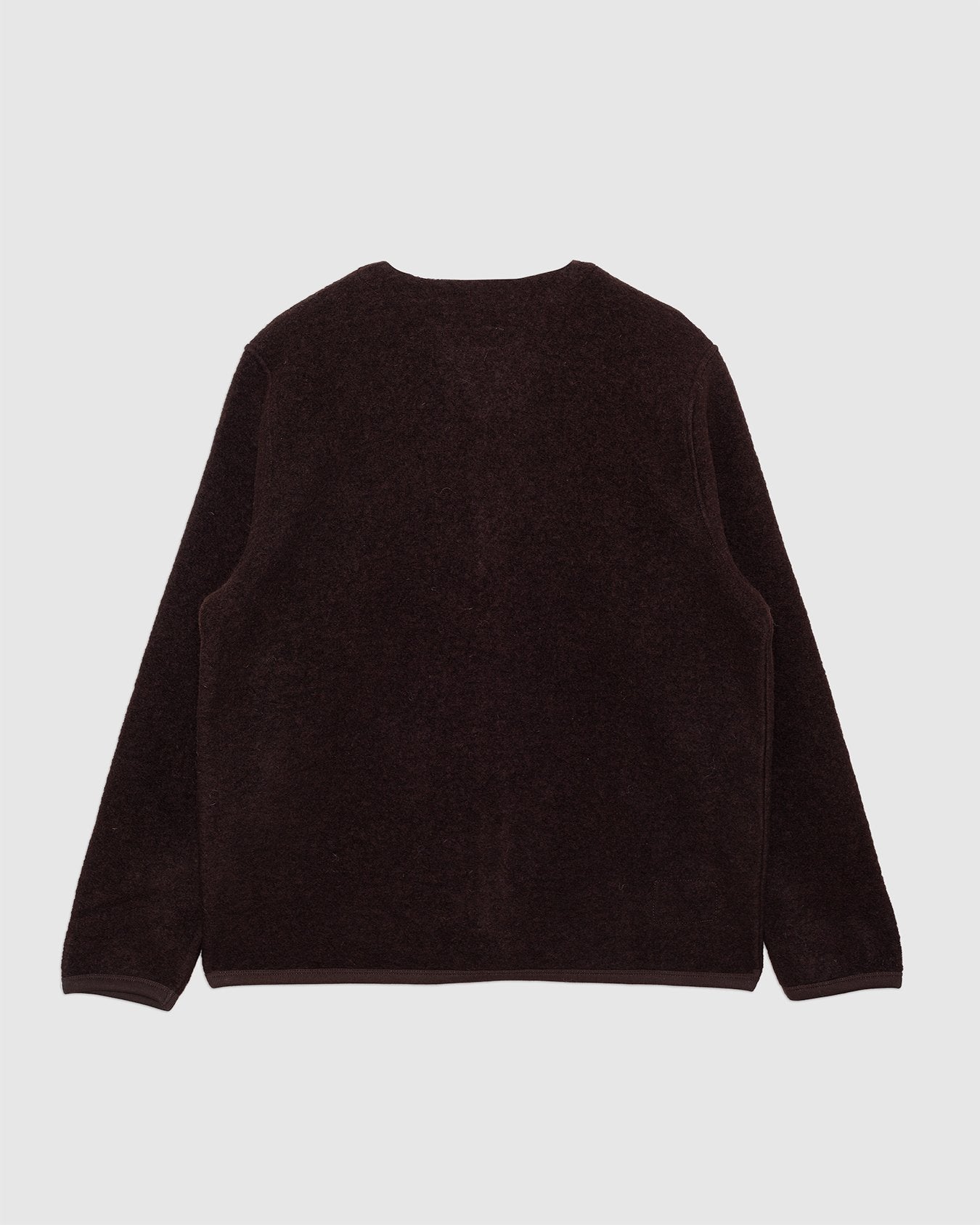 Cardigan Wool Fleece Brown