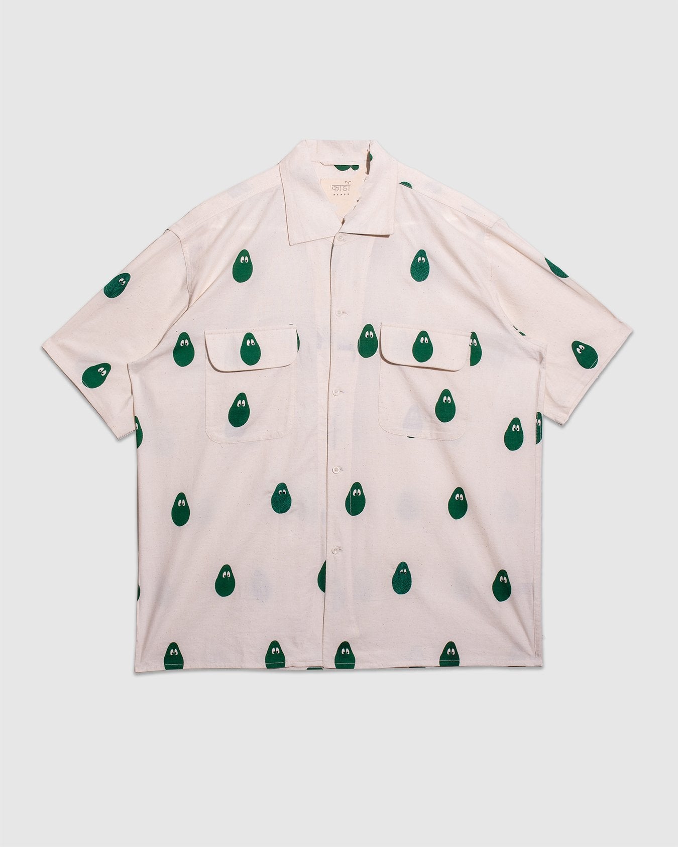 Khadi Hand Spun Milano Avacado Shirt