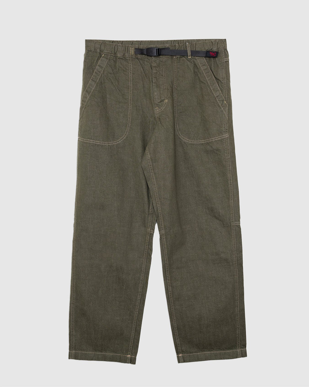 Japanese Slub Denim Pant Dark Sage