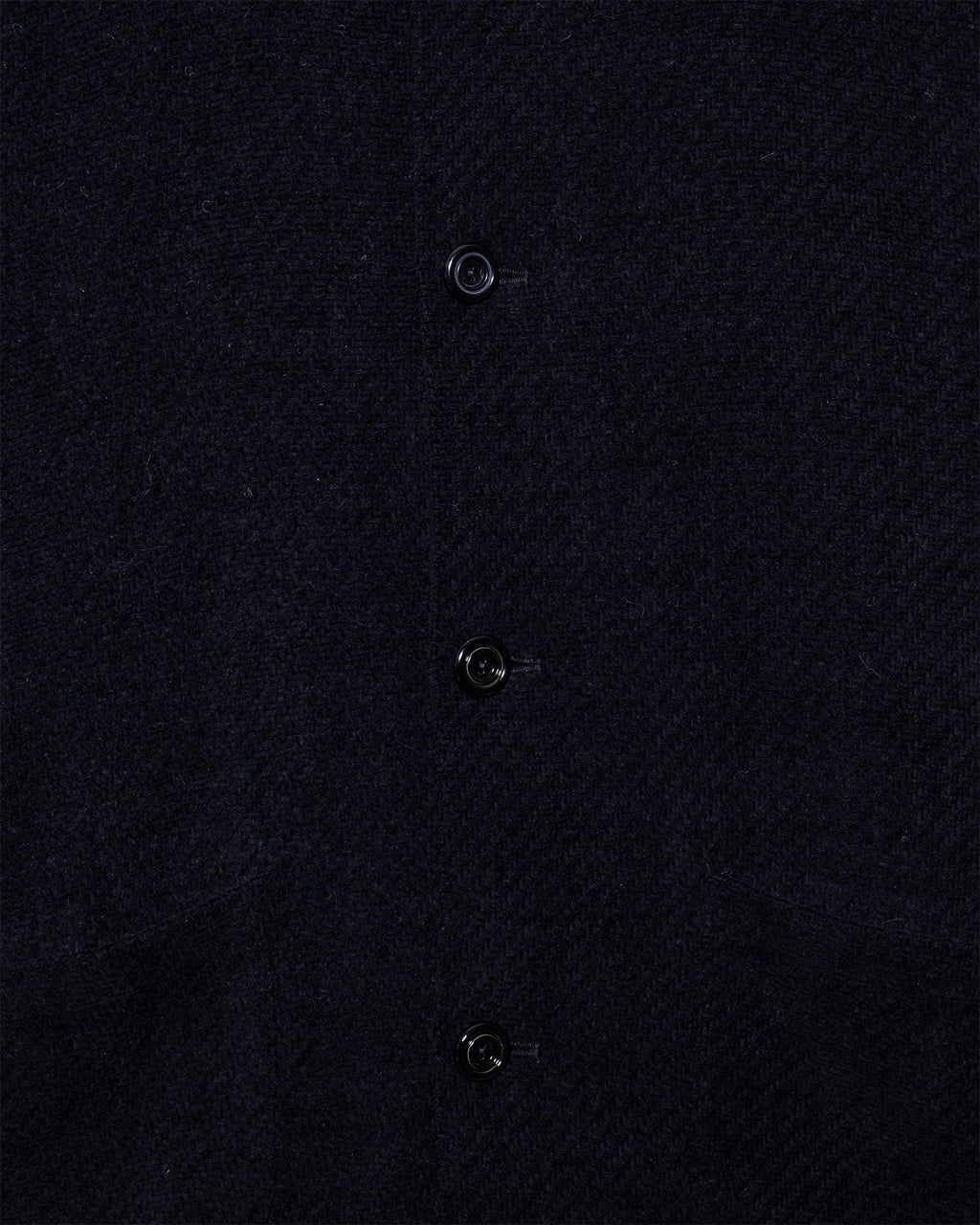 Tisserand Air Wide Jacket Trama Black Wool/ Cotton