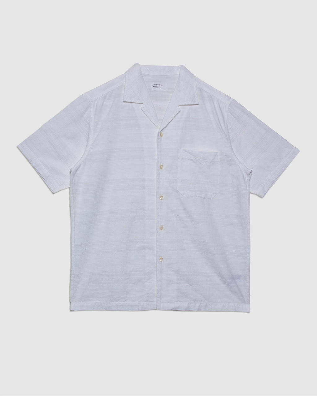Minari Shirt Deffe Self Stripe - Ecru