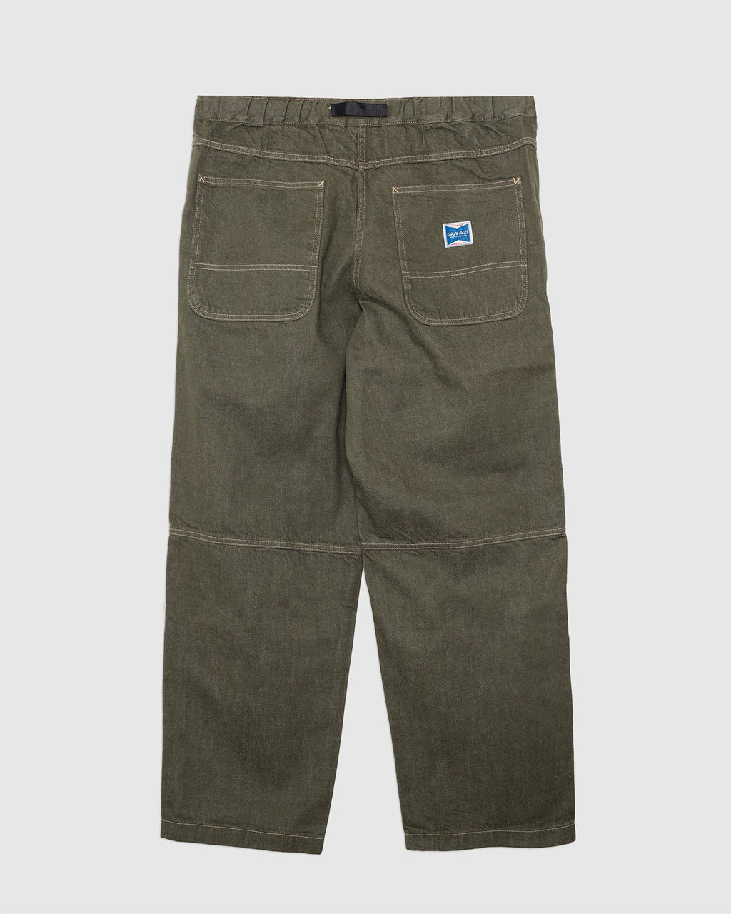 Japanese Slub Denim Pant Dark Sage