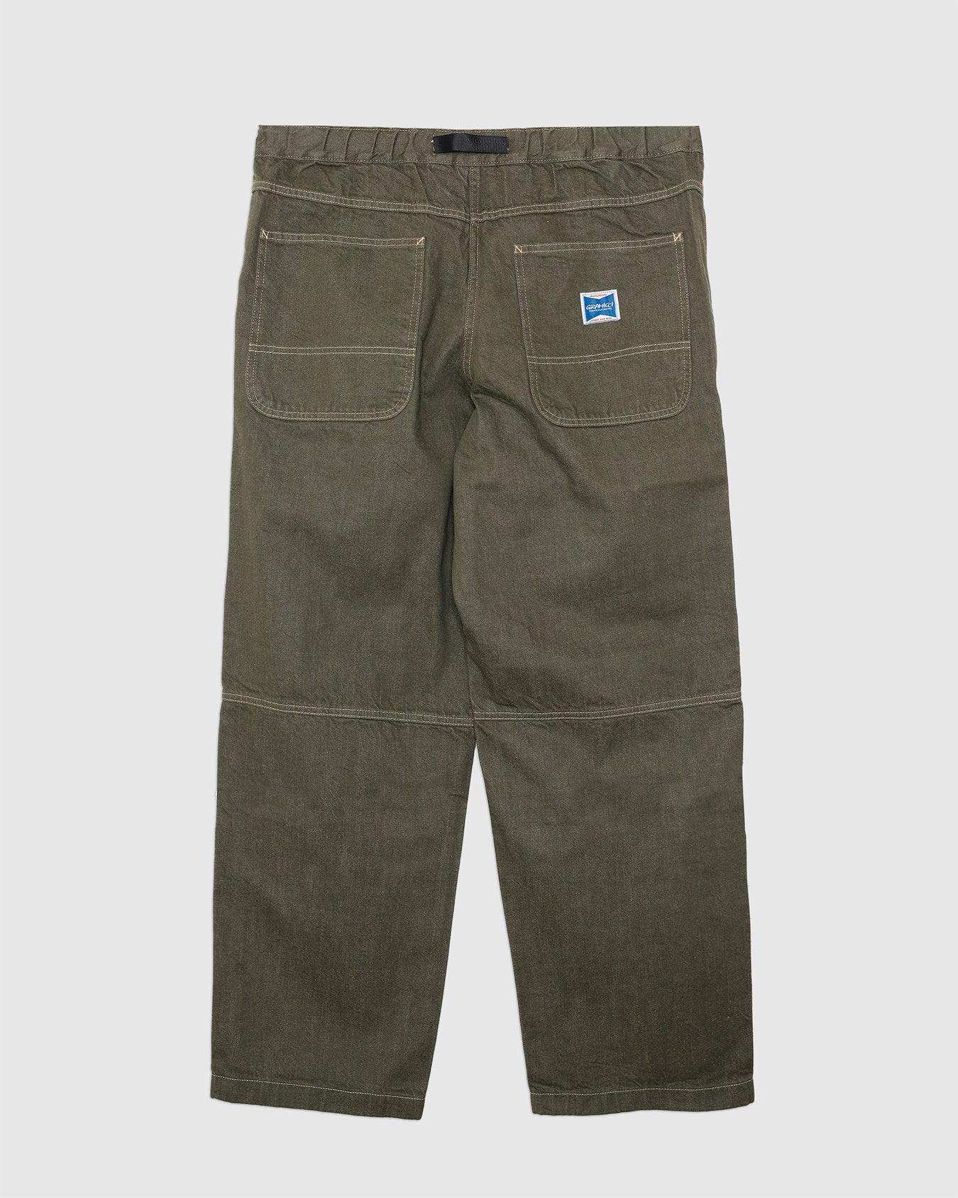 Japanese Slub Denim Pant Dark Sage