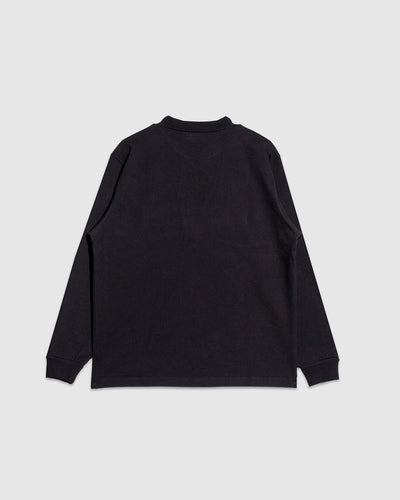 LS Rugby T-Shirt - Black