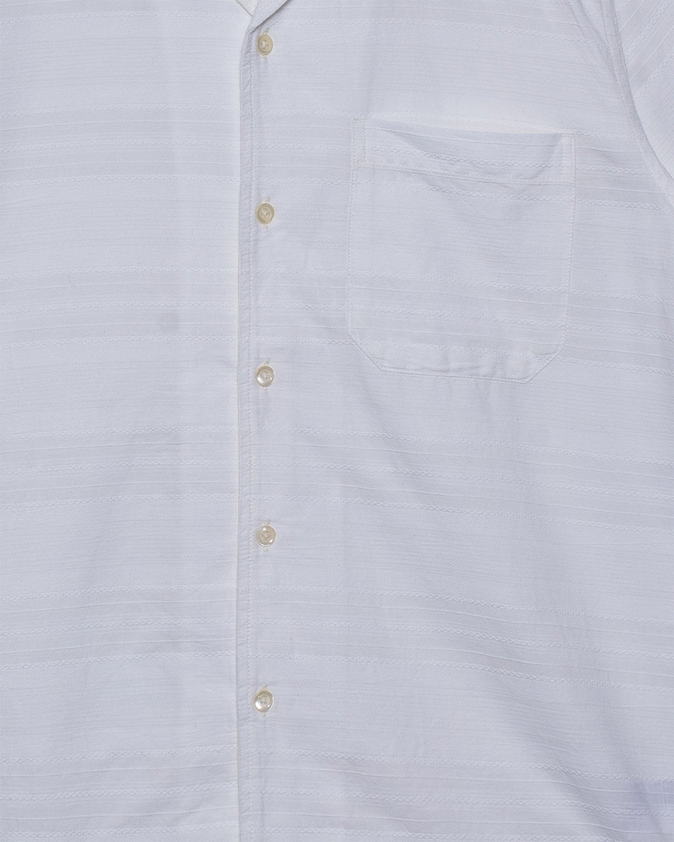 Minari Shirt Deffe Self Stripe - Ecru