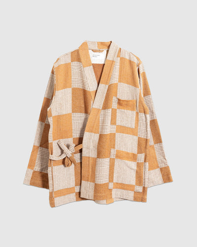 Kyoto Work Jacket Japanese Patchwork Sand