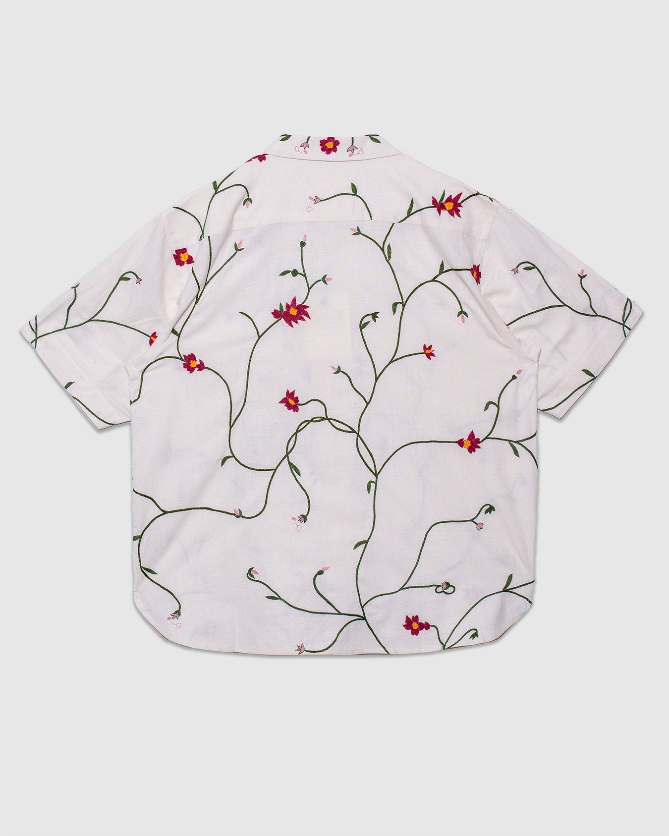 Ronen Shirt Hand Embroidery - Natural